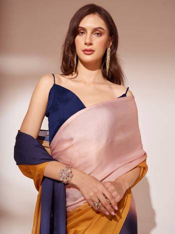 LAXMINAM OP-526 DESIGNER GEORGETTE SAREE WHOLESALER IN INDIA